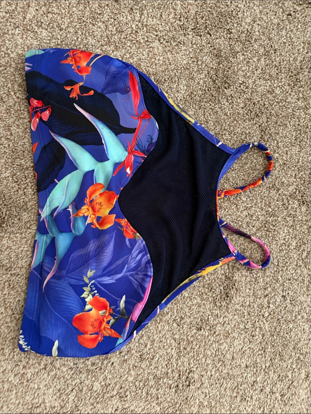 Athleta Floral Bikini Top - Medium